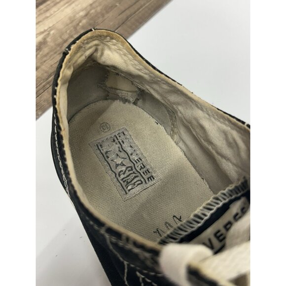 Converse One Star Mens Black White Size 13 Y2K Vintage Low Top Shoes Lace Up - Picture 9 of 10